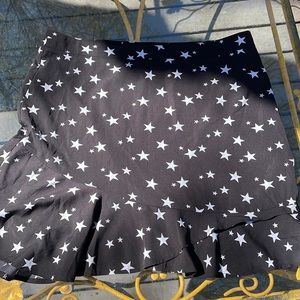 NASTYGAL star pattern skirt